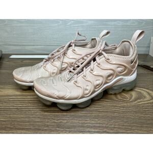 Nike Women's Vapormax Plus Pink Oxford Metallic Silver Shoes DM8327-600 Size 7
